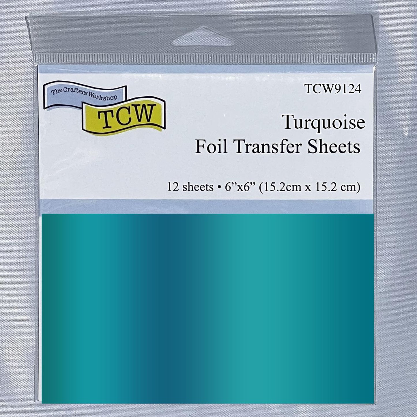 TCW9100 Foil Transfer Sheets 6x6 - Turquoise