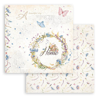 Stamperia 12 Scrapbook Paper Pad - Create Happiness, Welcome Home – Ninnys  Napkins