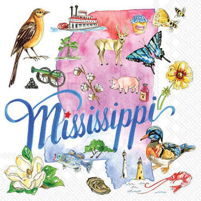 Decoupage Napkins 5"- MS State Collection