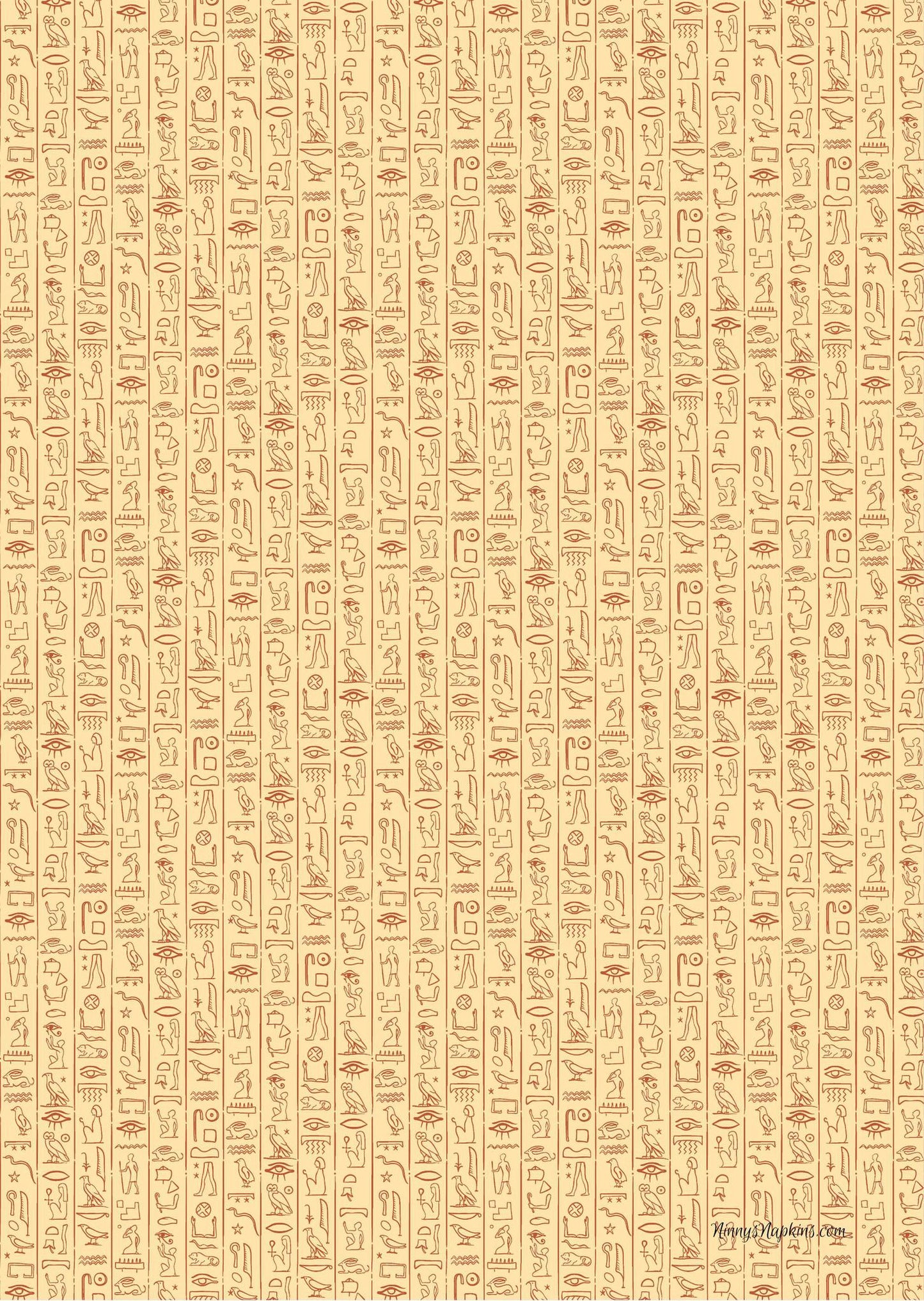 Ninny's Rice Paper A3 - Hieroglyphs