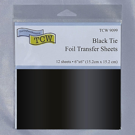 TCW9100 Foil Transfer Sheets 6x6 - Black Tie