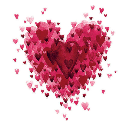 Decoupage Napkins 6.5" - Heart of Hearts