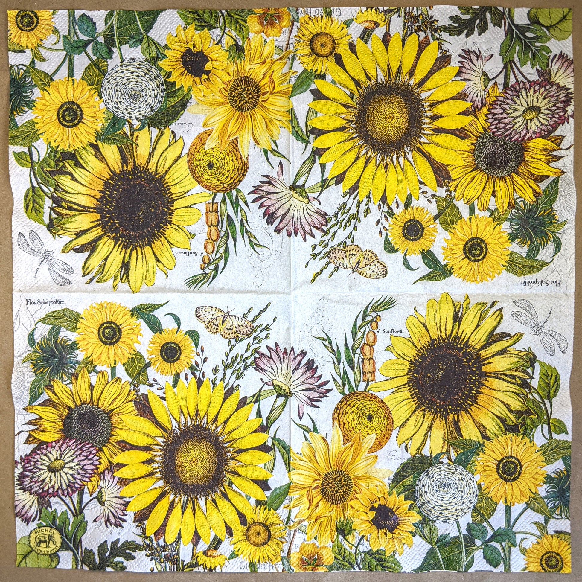 Decoupage Napkins 6.5" - Sunflower