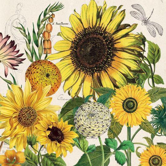 Decoupage Napkins 6.5" - Sunflower