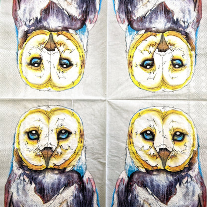 Decoupage Napkins 6.5" - Barn Owl