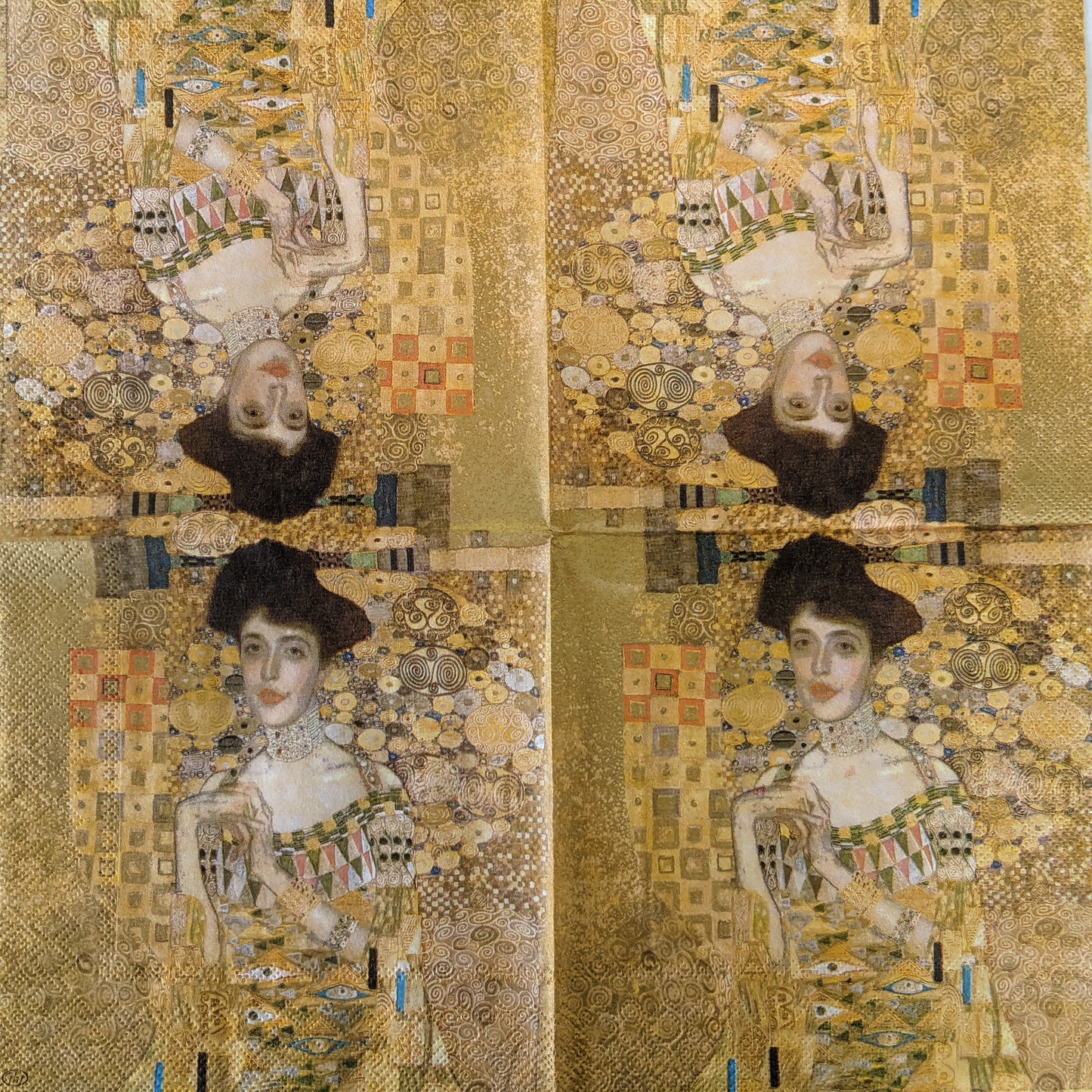 Decoupage Napkins 6.5"- Klimt Adele Bloch-Bauer