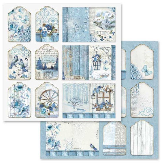 Tiffany Blue Scrapbook Paper - Blue Paper For Wedding, Scrapbook  Printables, Cards 12x12 - Hmd00079