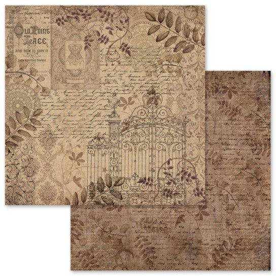 Stamperia 12 Scrapbook Paper Pad Old Lace – Ninnys Napkins