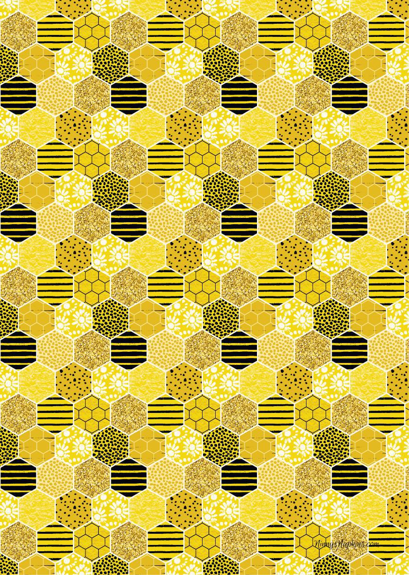 Ninny's Rice Paper A4 - Honeycomb