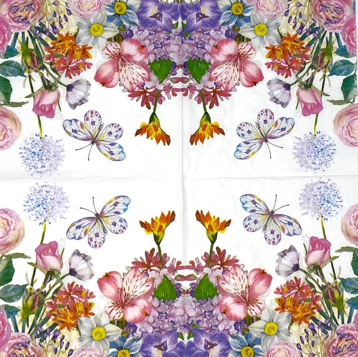 Decoupage Napkins 6.5" - Flowergarden