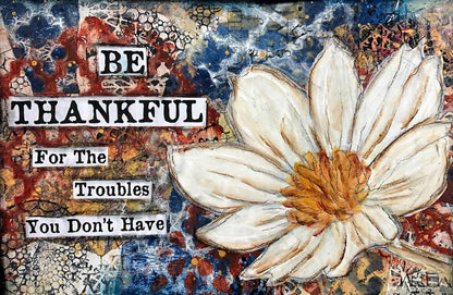 Mixed Media Creations Digital Sentiment Pack - Grateful, Thankful, Blessed