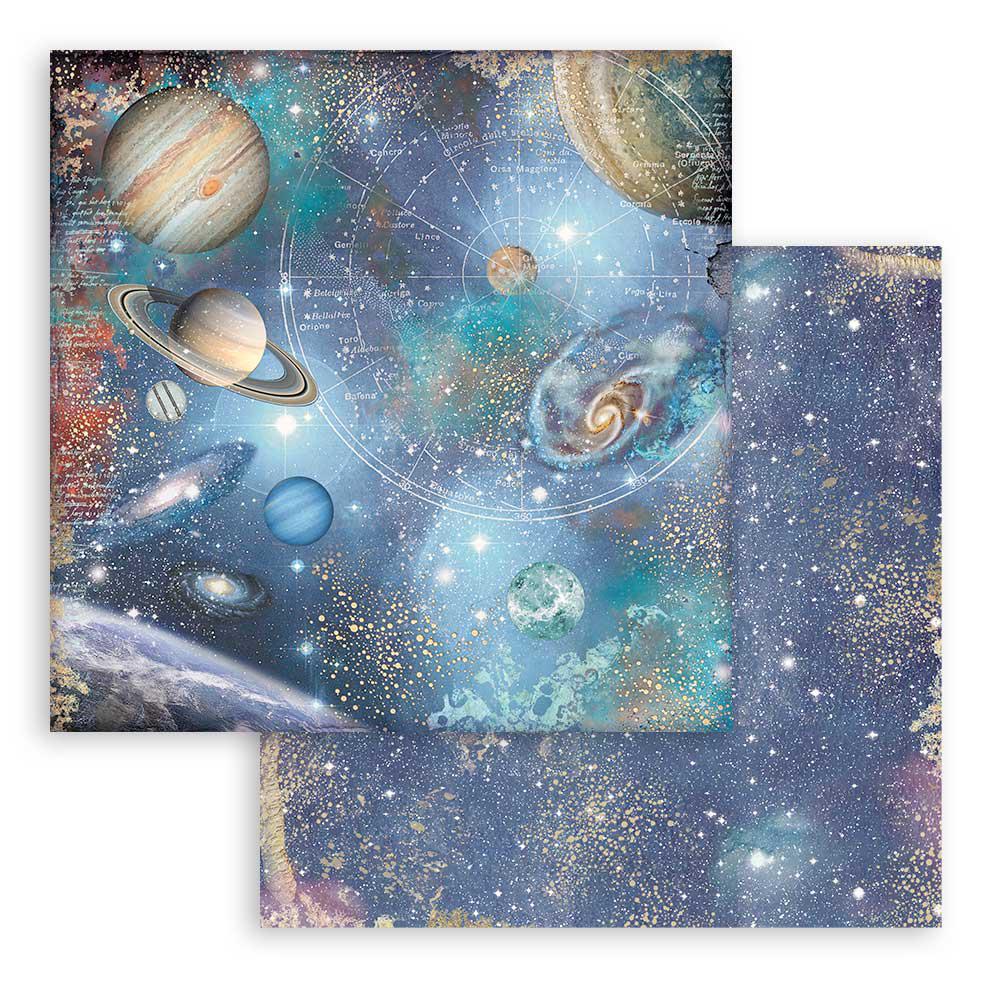 12" Scrapbook Paper Pad Maxi Background Selection - Cosmos Infinity