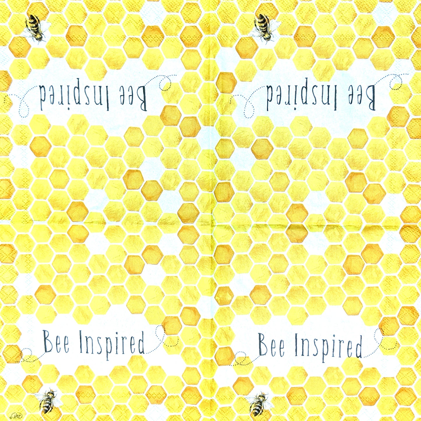 Bee inspired Cocktail Napkins for Decoupage
