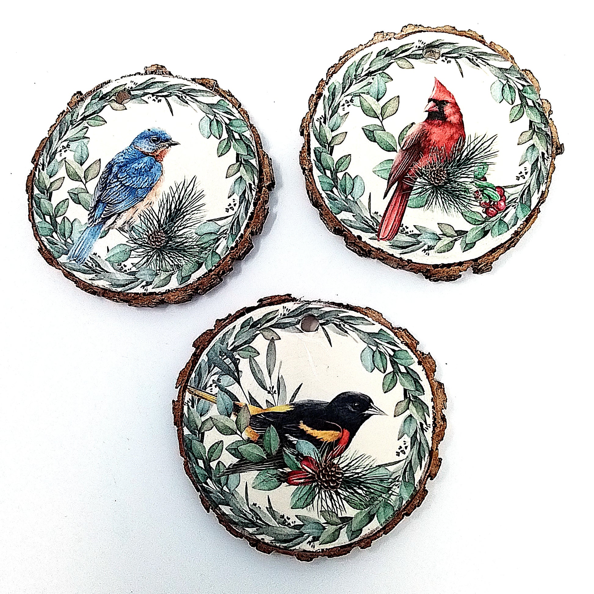 Ninny's Rice Paper A4 - Birds Wreaths