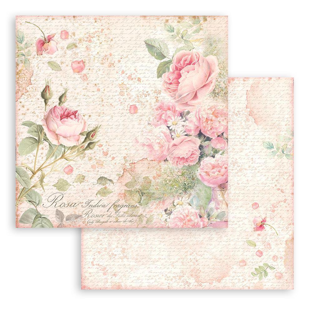 Stamperia 12" Scrapbook Paper Pad - Rose parfum