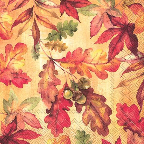 Decoupage Napkins 6.5"- Bright Autumn