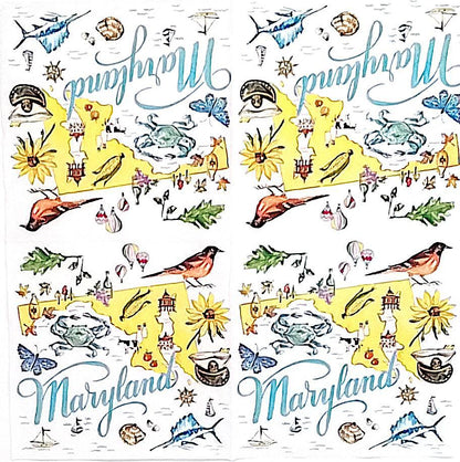Decoupage Napkins 5"- MD State Collection
