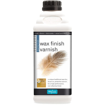 Polyvine - Wax Finish Varnish, Dead Flat Clear