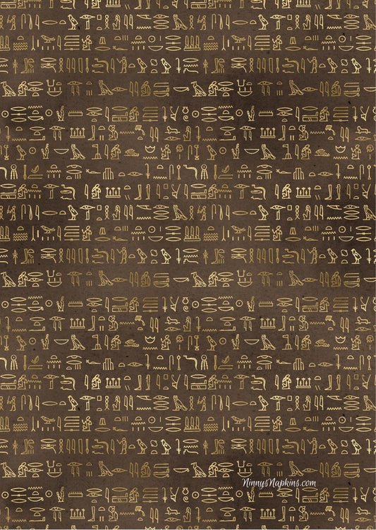Ninny's Rice Paper A3 - Hieroglyphics
