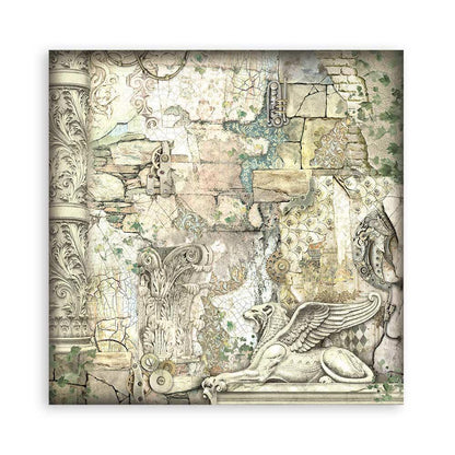 Stamperia 12"  Scrapbook Paper Pad - Maxi Background Selection, Magic Forest