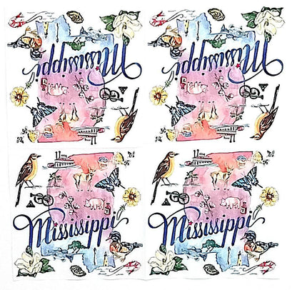 Decoupage Napkins 5"- MS State Collection