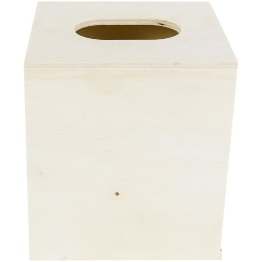 Wood Tissue Box - Square