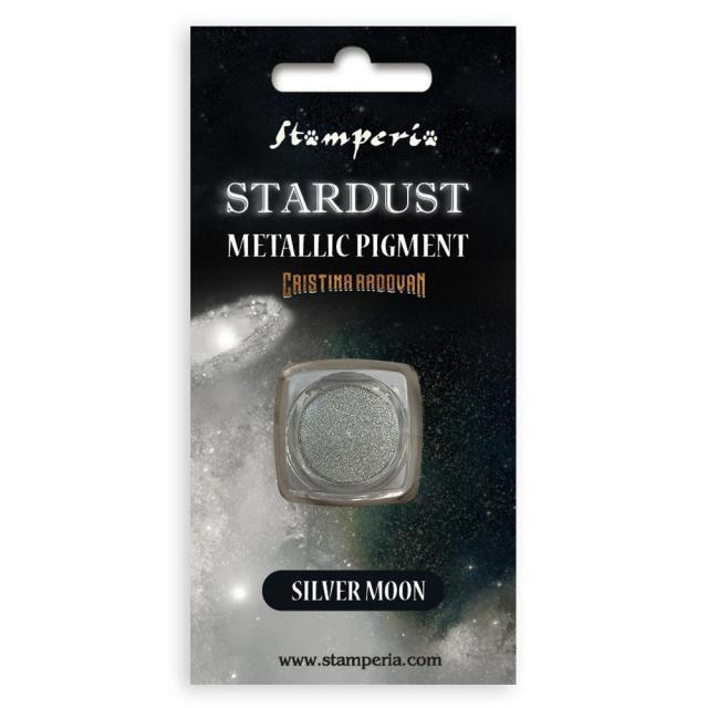 Stamperia Stardust Pigment - Silver Moon