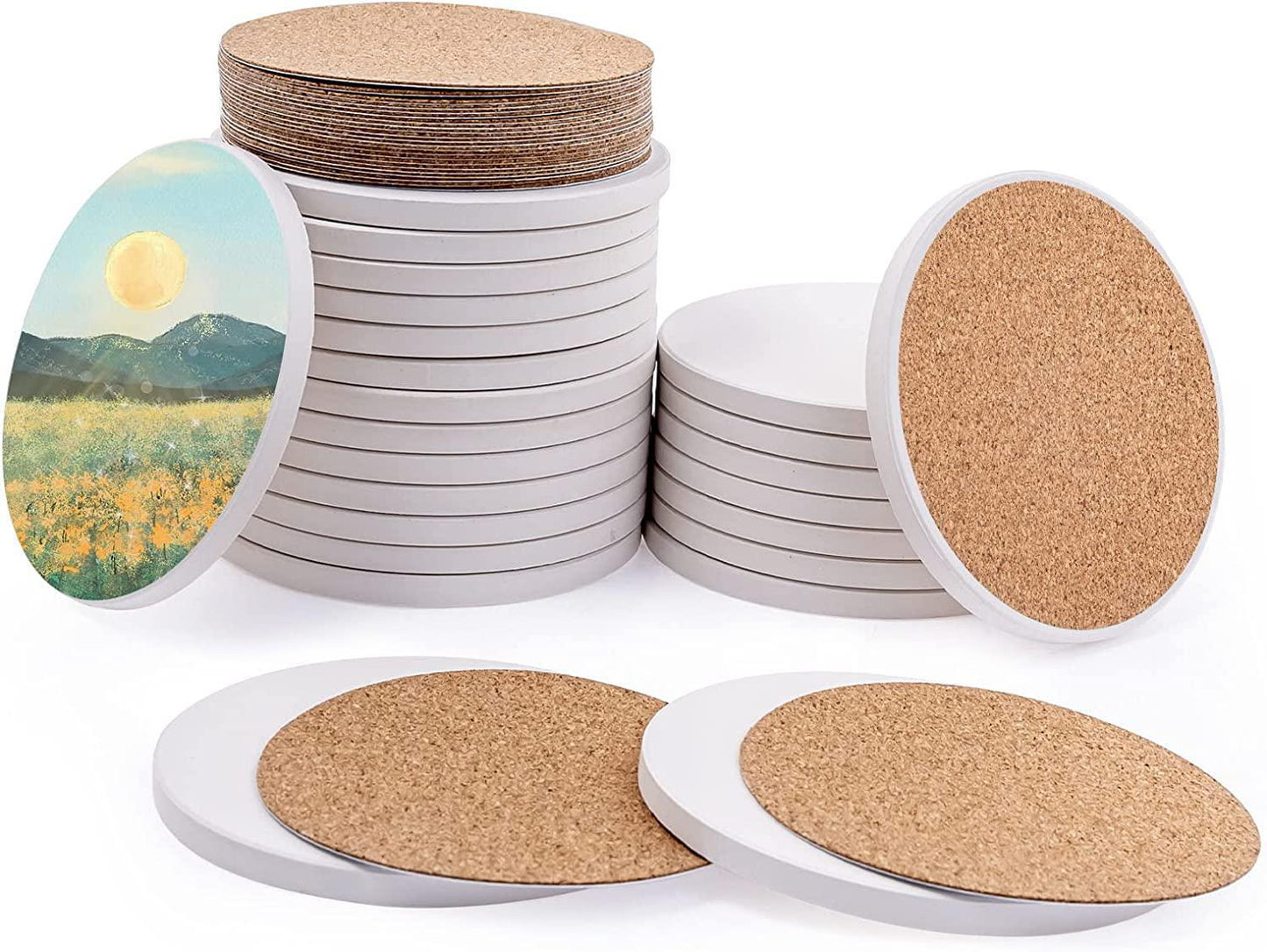 Ceramic Coasters - Set of 4