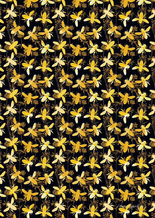 Ninny's Rice Paper A4 - Bee Pattern