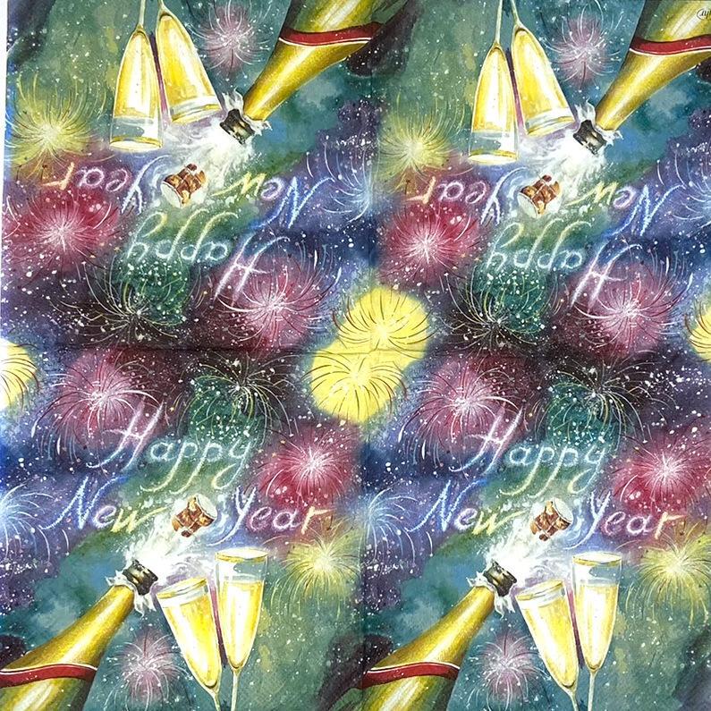 Decoupage Napkins 6.5"- Midnight Sparkle