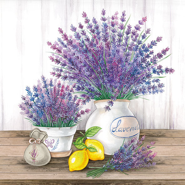 ninnys napkins for decoupage lavender