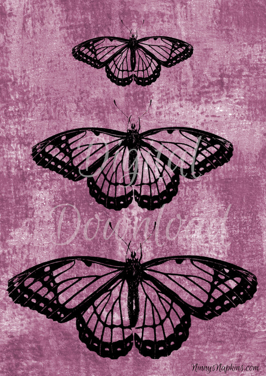 Ninny's Monarch Purple Digital Download A4