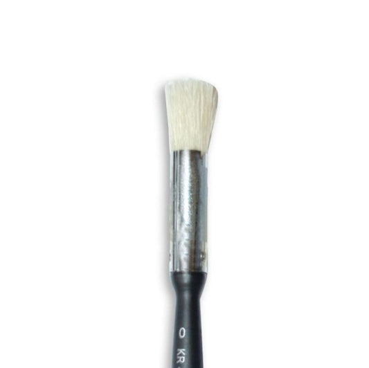 Polyvine Stencil Brush- Professional Quality Small (5mm) Stencil Brush