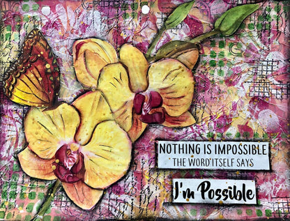 Mixed Media Creations Digital Sentiment Pack - Embrace Possibility